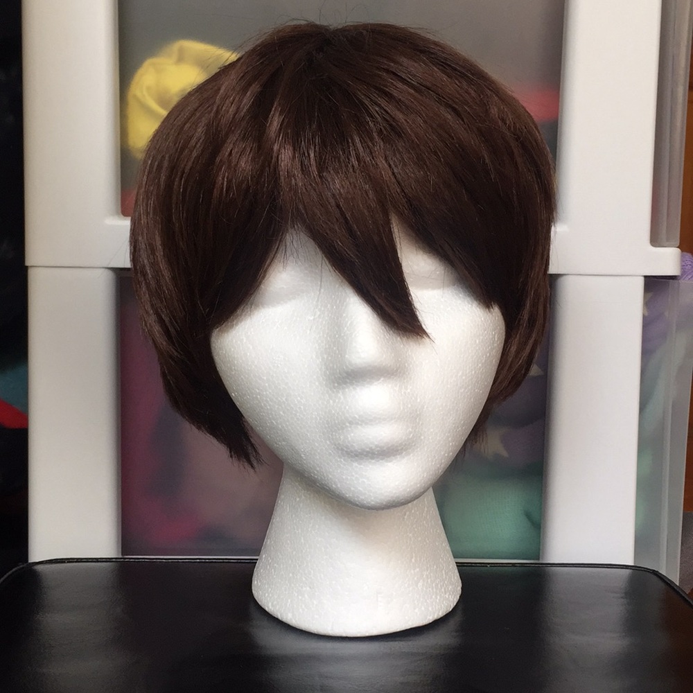 Brown Short Anime Cosplay Wig